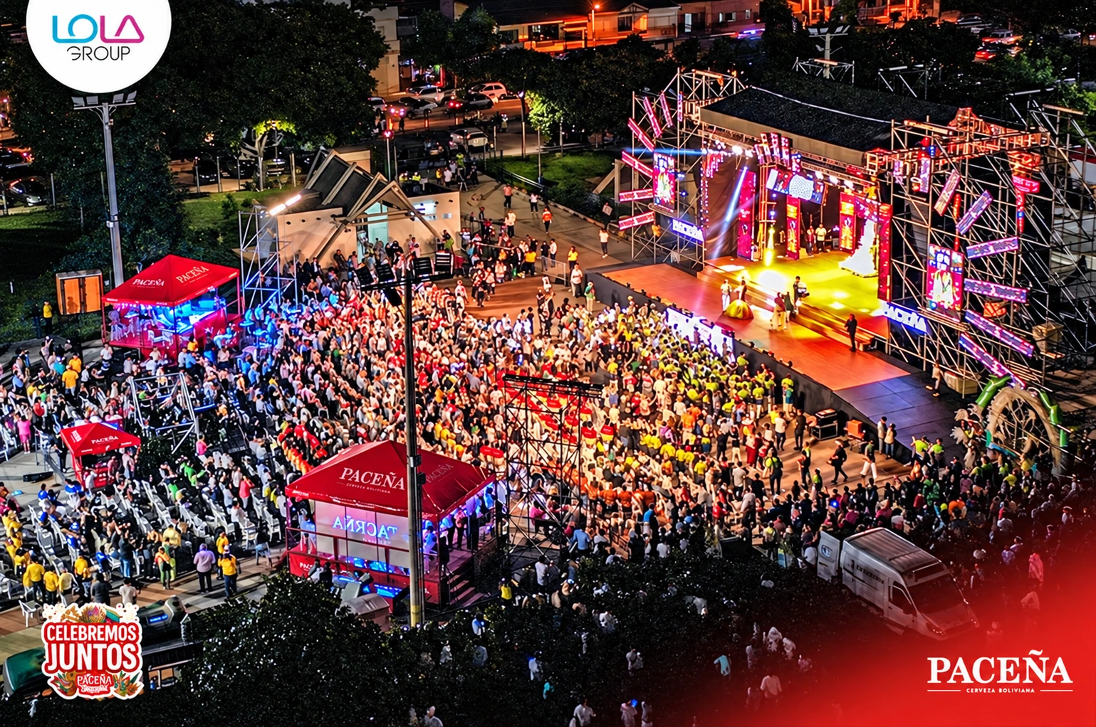 Público en evento